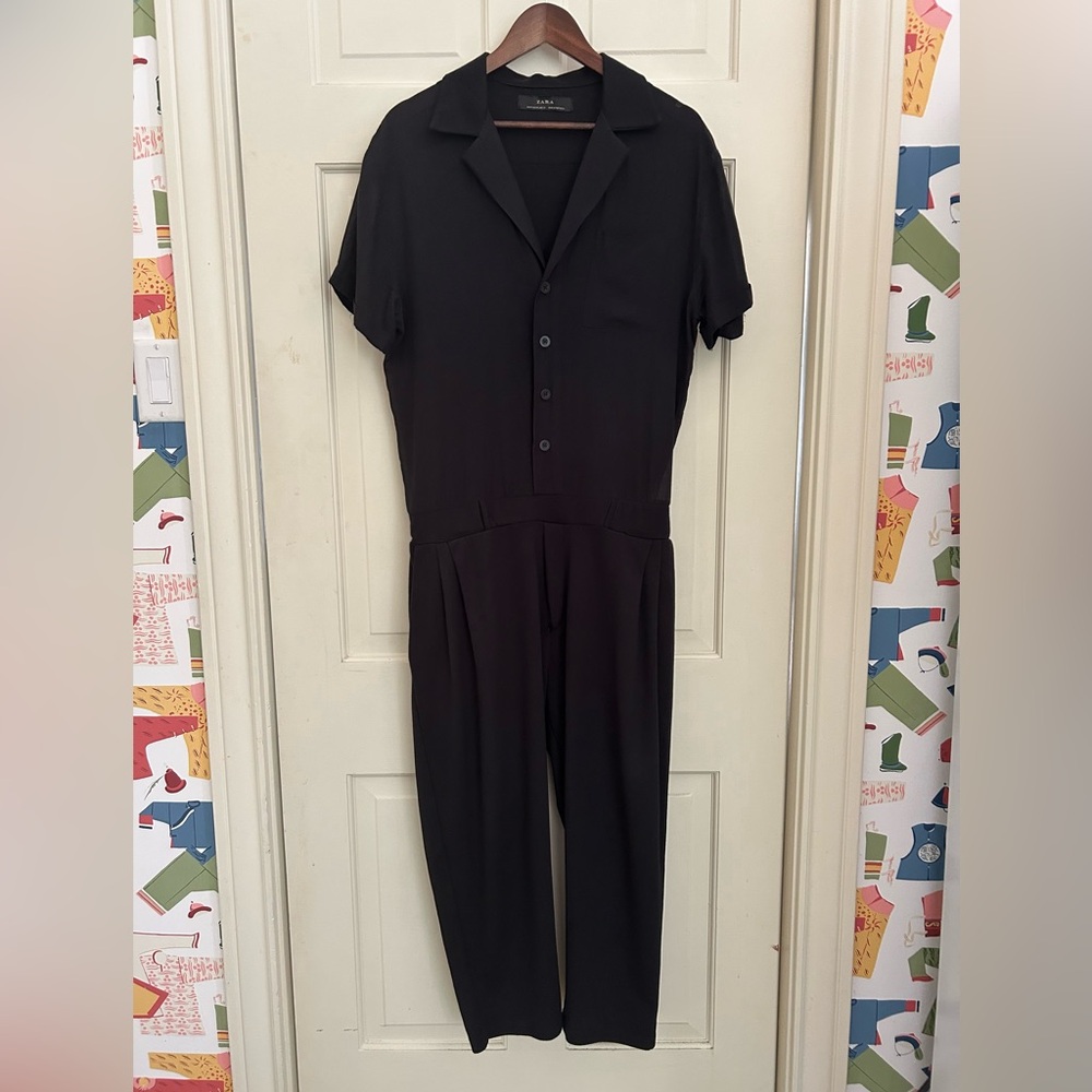 Zara Elegant Black Jumpsuit
